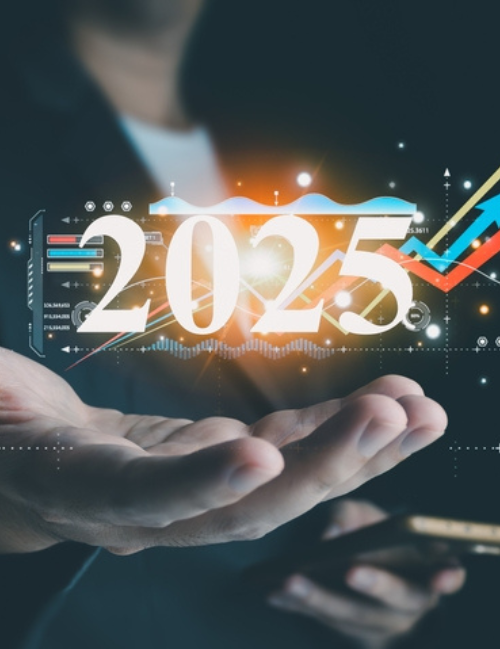 2025 digital trends and growth analytics visualized above an open hand – FlowerinDigital, digital marketing agency in Chennai.